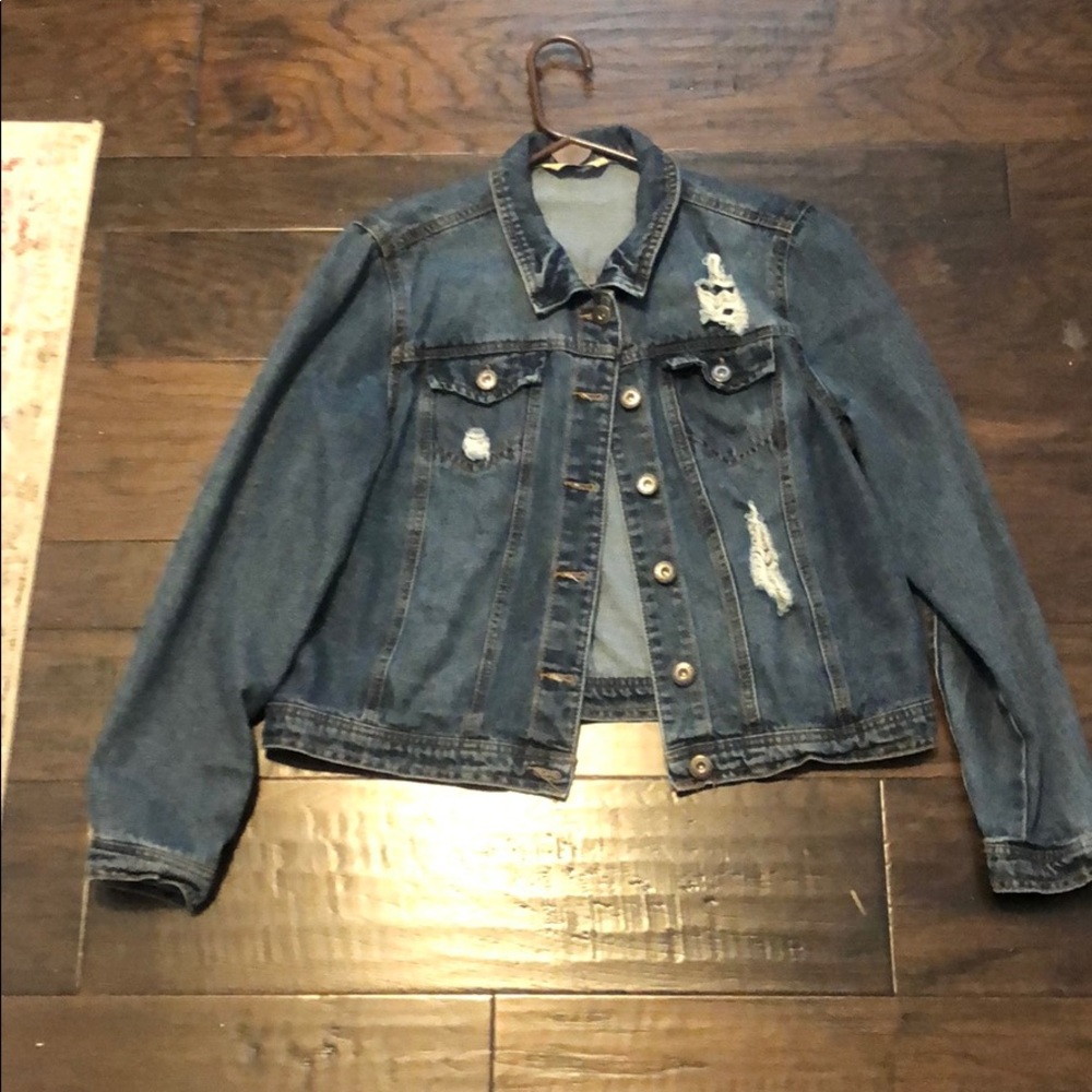 Cropped Jean Jacket